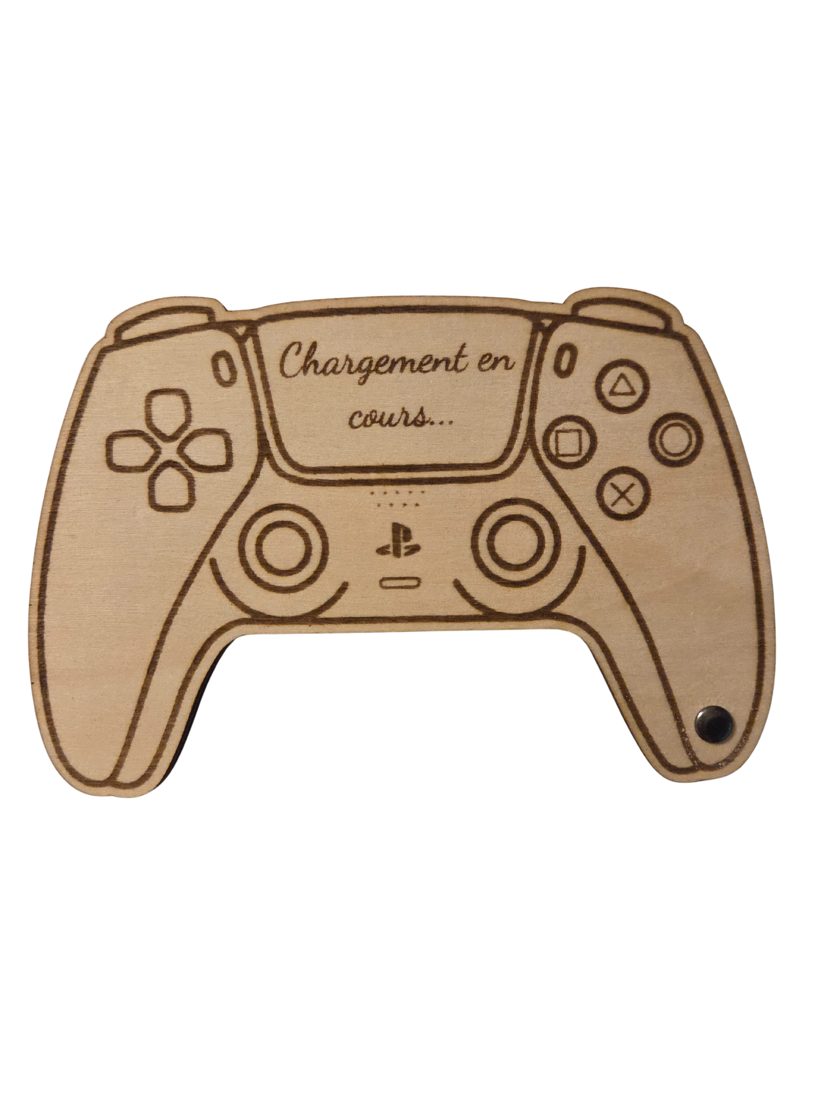 Manette de jeu gravée – Demande de parrain originale